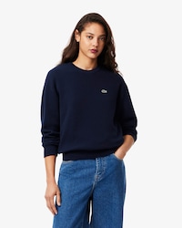 Relaxed Fit Cotton Crew Neck Sweater