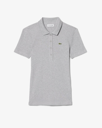Slim Fit L.12.D Ribbed Cotton Polo Shirt