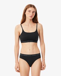 Scallop Band Microfiber Bralette