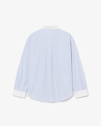 Embroidered Badge Poplin Shirt