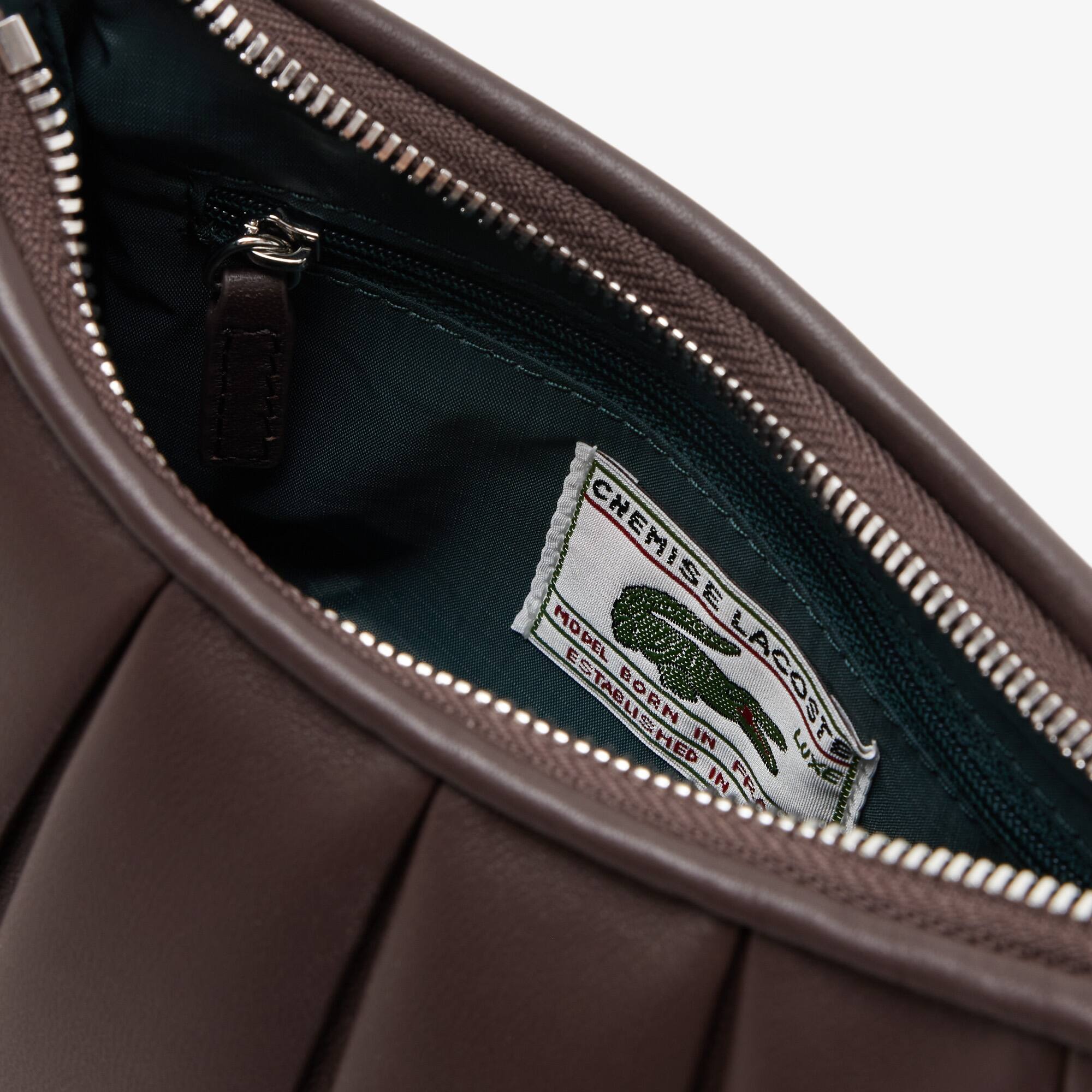 ★LACOSTE★ Women's Lenglen Crossbody Bag NU5011D55G 137 Small Runway Lenglen Leather Bag - Women's Cross Body Bags