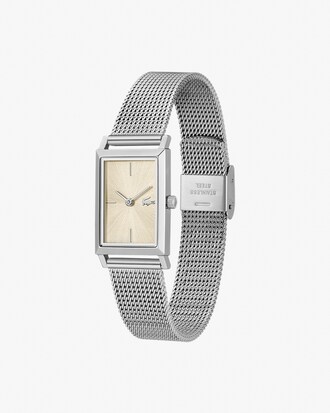 Catherine 2 hands watch stainless steel mesh