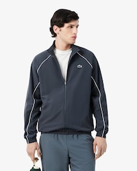 Sport Water-Repellent Trim Accent Track Jacket
