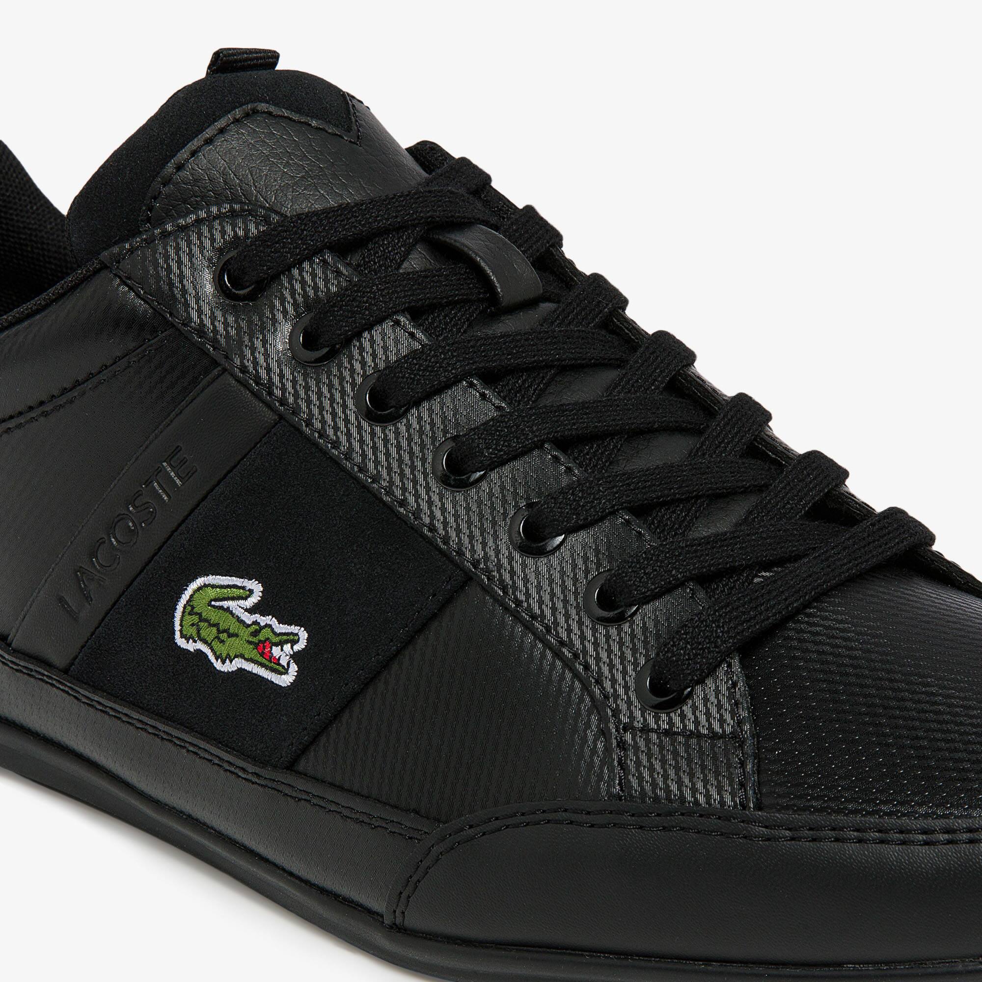 Men's chaymon leather and carbon fibre trainers clearance