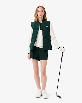 Short Sleeved Polo Collar Golf Sweater