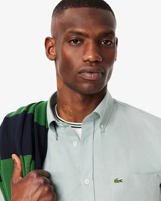 Regular Fit Short Sleeved Oxford Shirt