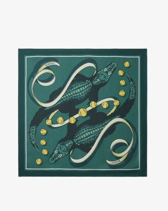 Runway Print Silk Square