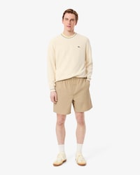 Relaxed Fit Poplin Shorts