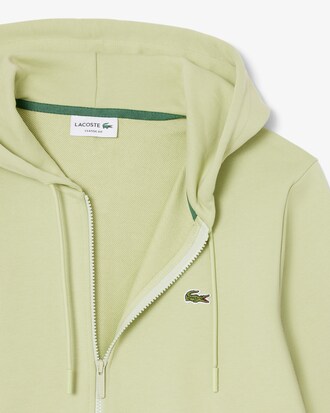 Classic Fit Zipped Fleece Sweatshirt