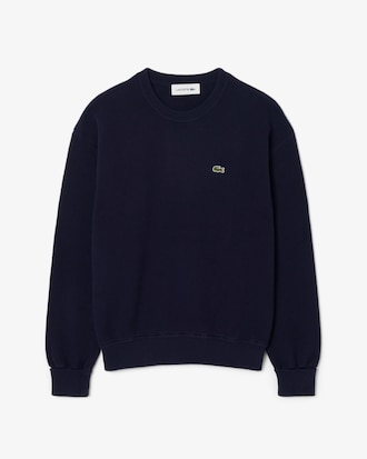 Relaxed Fit Cotton Crew Neck Sweater