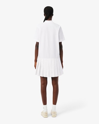 Short Sleeved Poplin Polo Dress