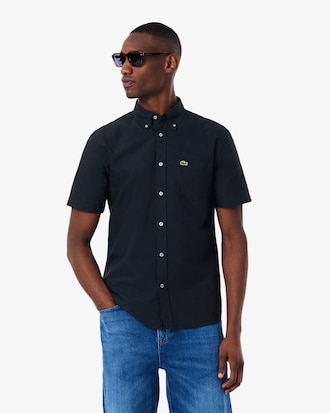 Regular Fit Short Sleeved Oxford Shirt
