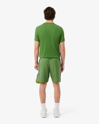 Lightweight Colour-Block Stripe Tennis Shorts