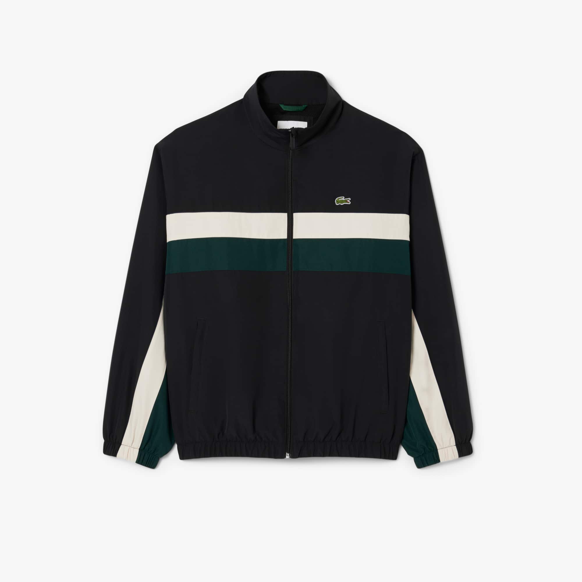 Colour-Block Water-Repellent Track Jacket - Men's Jackets & Coats