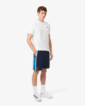 Lightweight Colour-Block Stripe Tennis Shorts