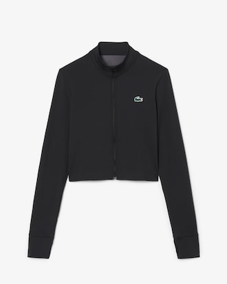 Dual Fabric Zipped Stretch Tennis Midlayer