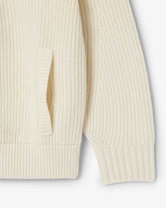 Wool High Neck Zipped Sweater