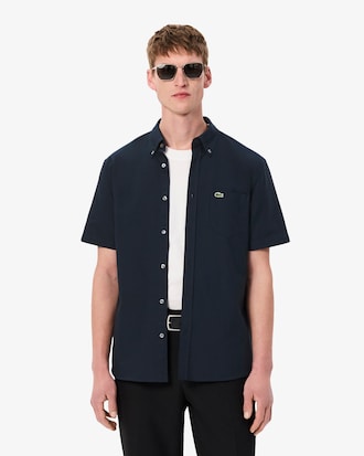 Regular Fit Short Sleeved Oxford Shirt