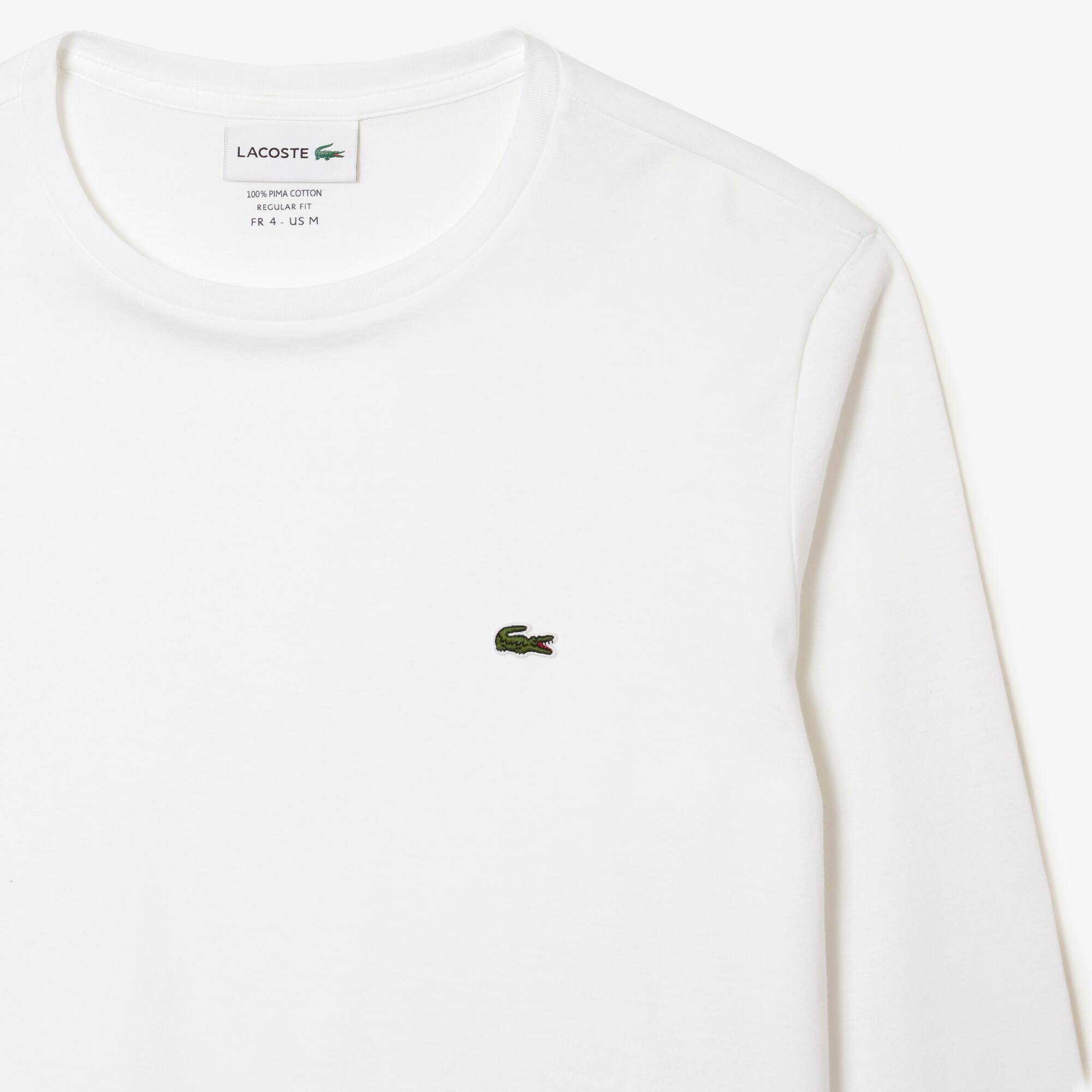 Playera manga larga lacoste clearance