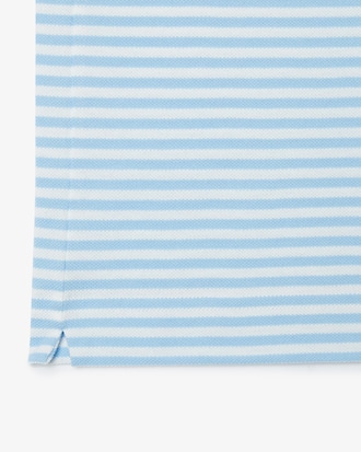 Classic Fit L.12.12 Striped Petit Piqu&eacute; Polo Shirt