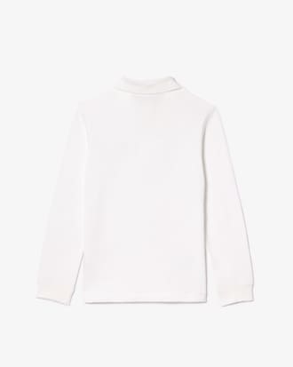 Long Sleeve Petit Piqué Polo Shirt