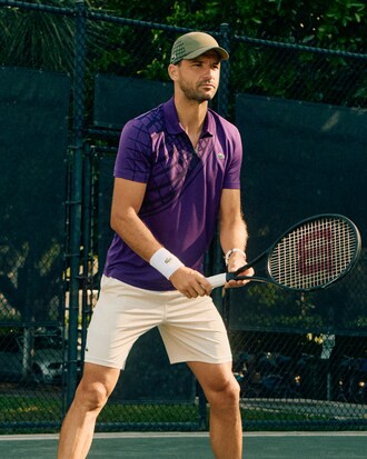 Ultra Dry Printed Slim Fit Tennis Polo Shirt