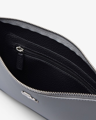 Anna Coated Piqu&eacute; Canvas Pouch