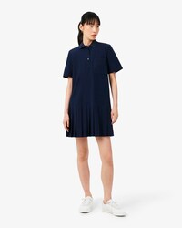 Short Sleeved Poplin Polo Dress