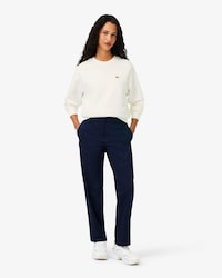 Straight Fit Cotton Gabardine Chino Pants