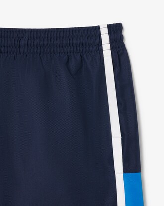 Lightweight Colour-Block Stripe Tennis Shorts