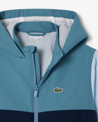 Zip-Up Water-Repellent Hooded Jacket