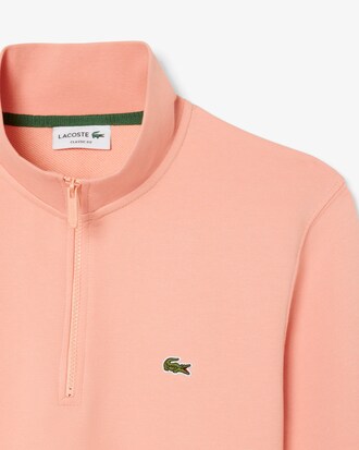 High Neck Zipped Fleece Sweatshirt