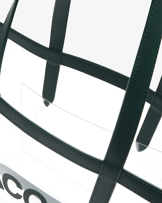 Large Anna Transparent Grained Tote