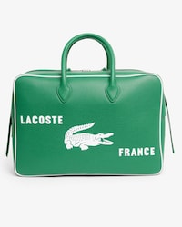 Runway Large Printed Leather Gym Bag