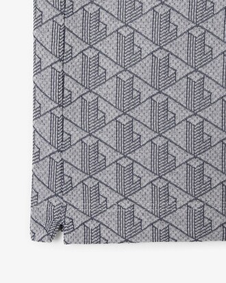 Classic Fit Monogram Jacquard Polo Shirt