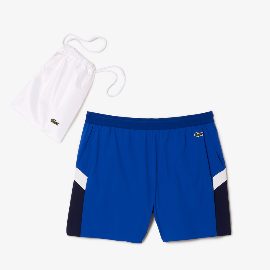 Men’s Lacoste Recycled Polyamide Colourblock Swim Trunks Men's