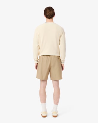 Relaxed Fit Poplin Shorts