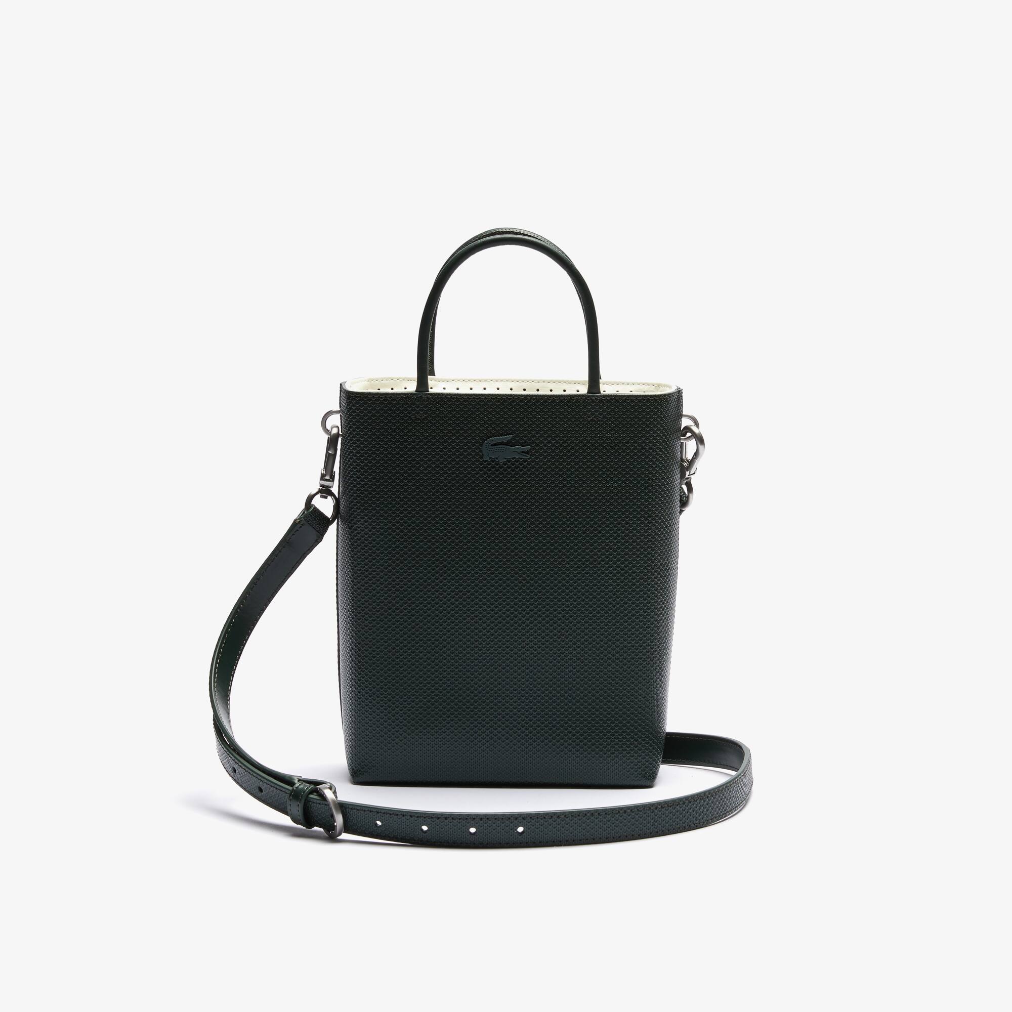Lacoste Women’s Chantaco Rectangular Piqué Leather Bucket Bag. 1 Lacoste Women’s Chantaco Rectangular Piqué Leather Bucket Bag. 1