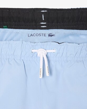 Monochrome Lined Swim Trunks