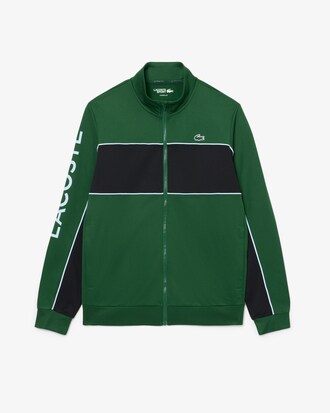 Print Branding Zipped Tennis Sweatshirt