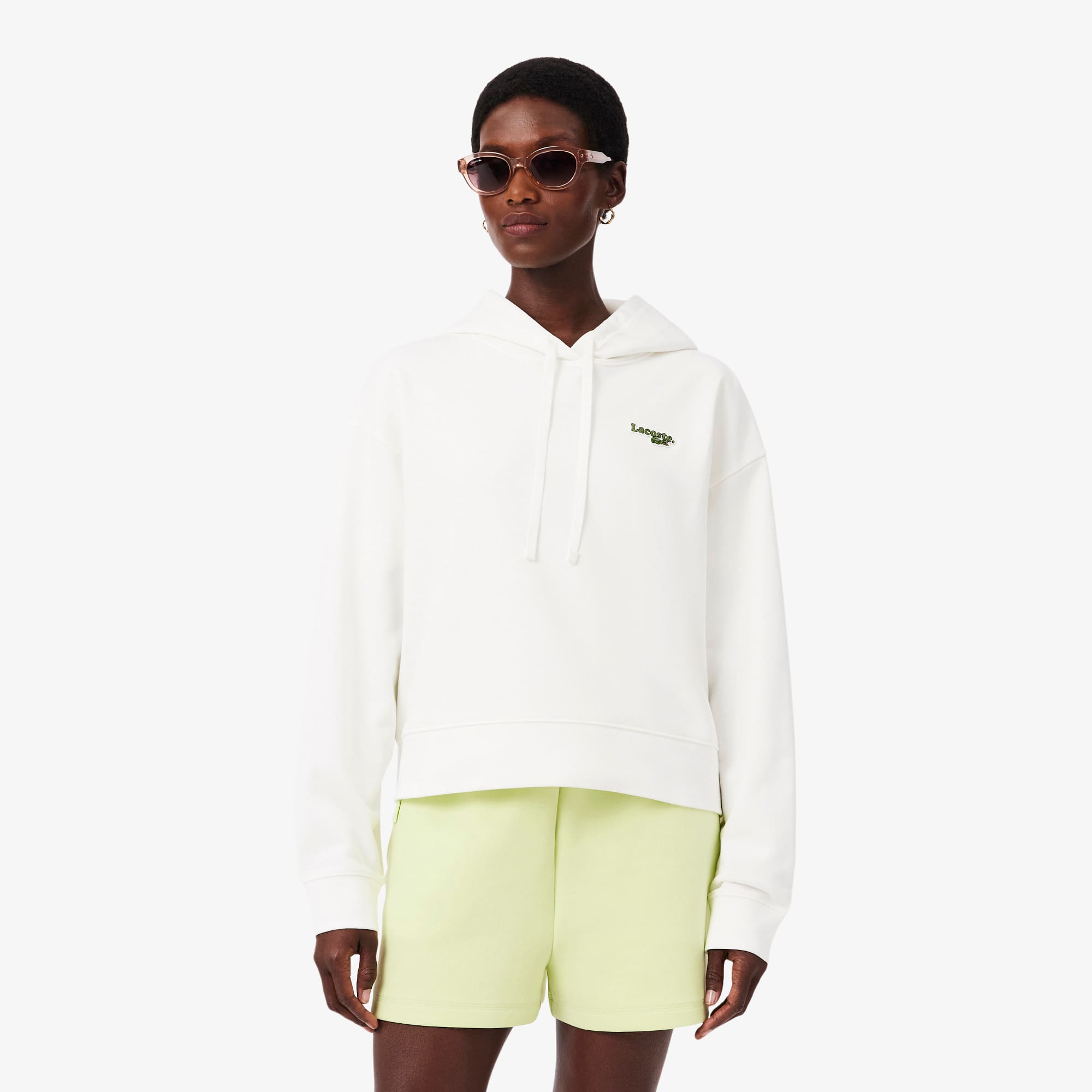 Brook スウェット　- 2024aw 16bit Logo Sweat Oversized Logo Hoodie - undefined - New In 2026 | Lacoste