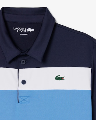 Ultra Dry Stretch Colour-Block Golf Polo Shirt