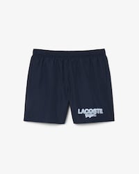 Mid Length Printed Swim Trunks