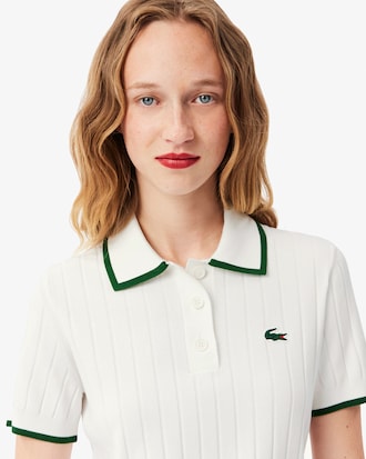 Short Sleeved Polo Collar Golf Sweater