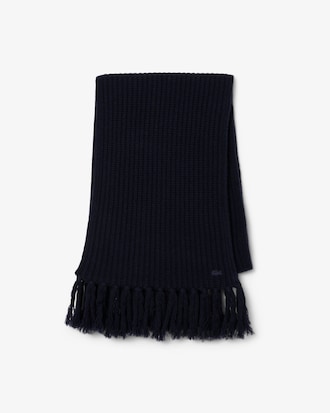 Fringed Carded Wool Scarf