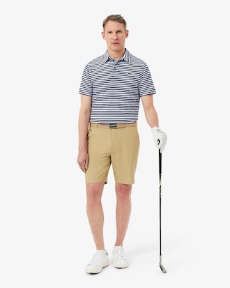 Regular Fit Ultra Dry Striped Golf Polo Shirt