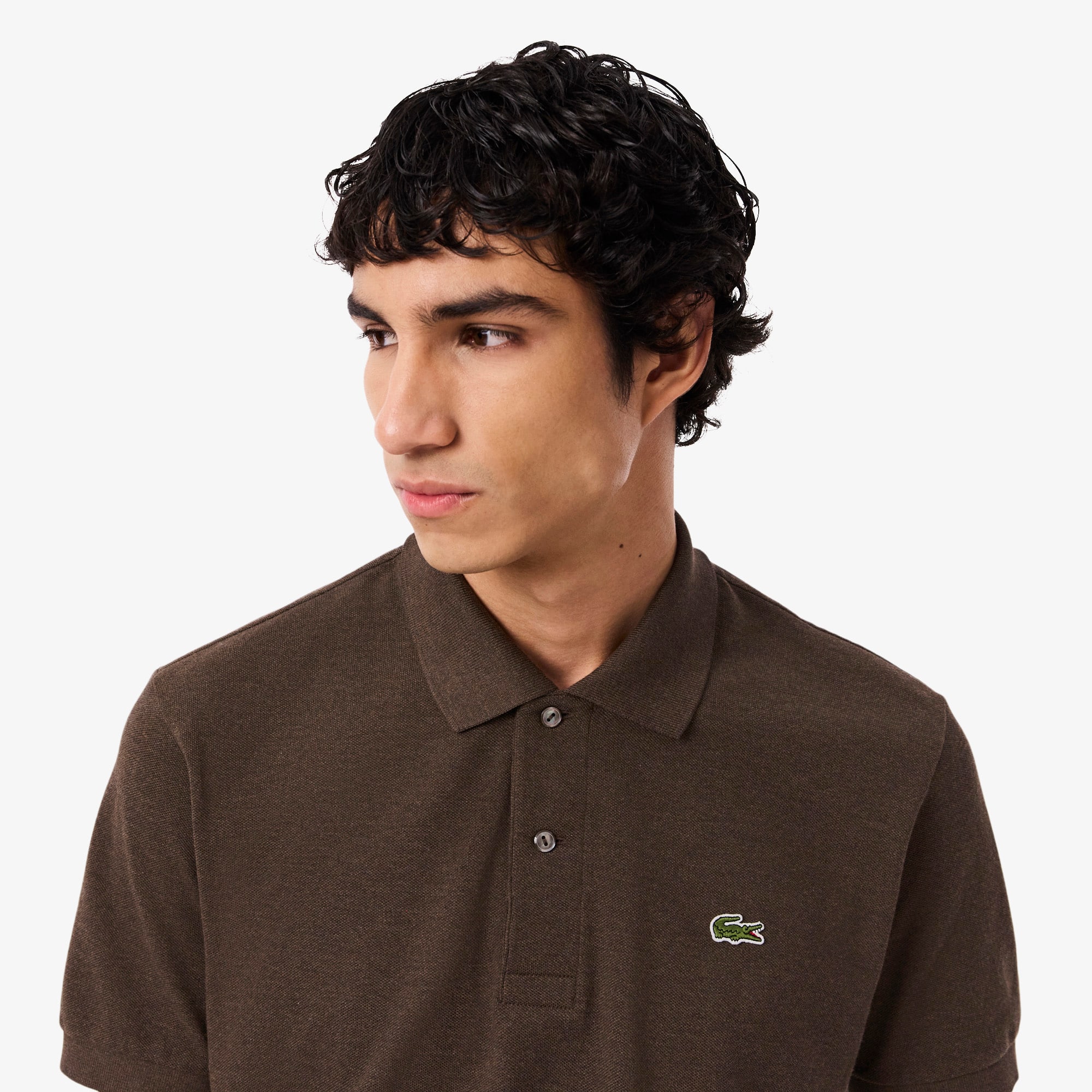 Classic Fit L.12.12 Marl Polo Shirt - Men's Short Sleeves Polo