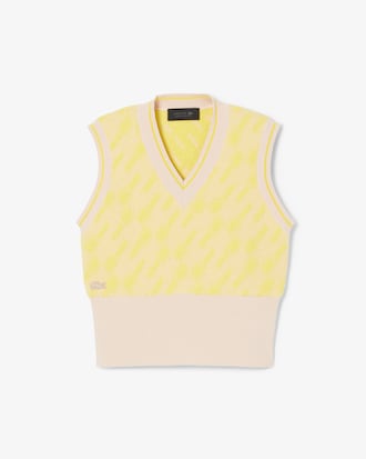 Runway Jacquard Sweater Vest