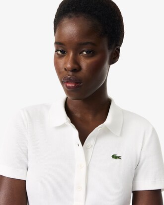 Slim Fit L.12.D Ribbed Cotton Polo Shirt