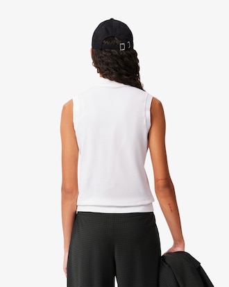 Slim Fit L.12.D Sleeveless Stretch Polo Shirt